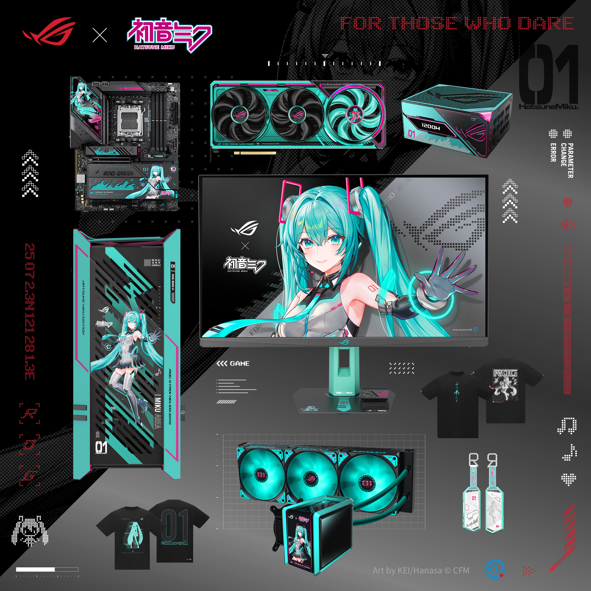 ROG Strix X870E-H RO姫×初音ミク ROG STRIX X870E-H GAMING WIFI7 HATSUNE MIKU EDITION | ROG Strix